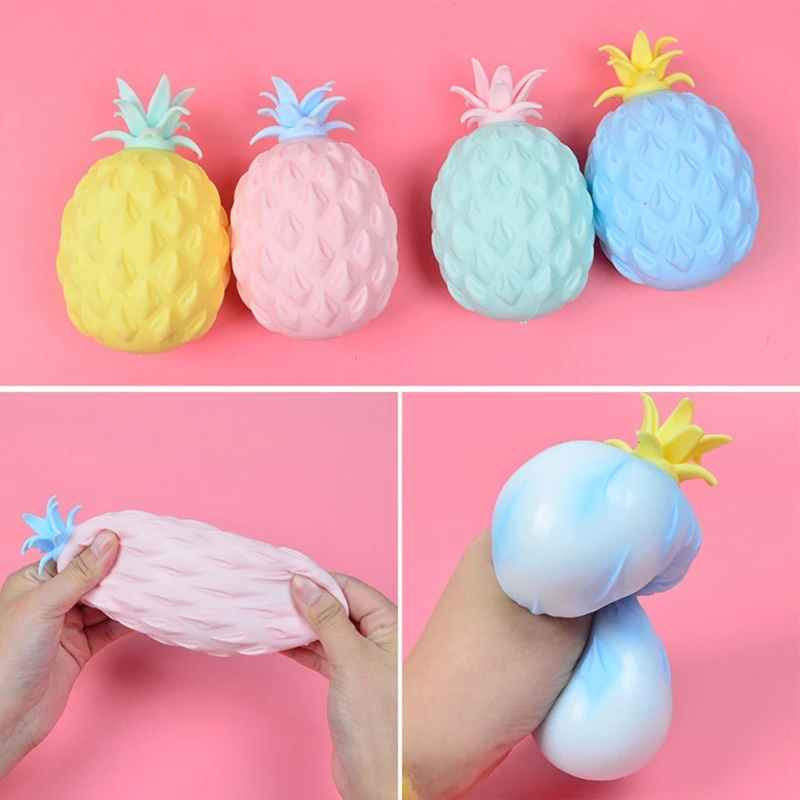 

Creative Fruit Vent Ball Large Pineapple Kneading Children's Gift Vent Toys Stress Relief Squeeze Squishy Ball