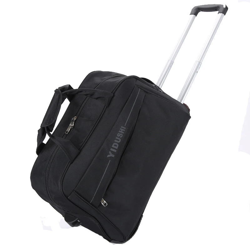 Leisure travel trolley bag Oxford cloth luggage bag portable large-capacity travel luggage wear-resistant portable suitcase
