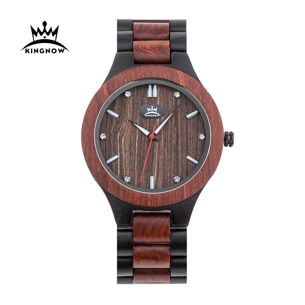 

Kingnow 2020 New Fashion Men's Watches Wooden Quartz Wristwatches Luxury Male Watch Men Quartz Watches Relogio Masculino