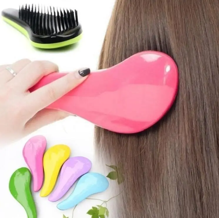 Модная расческа для волос 6 цветов 15 см|stylee hair combs|style combbeauty healthy |