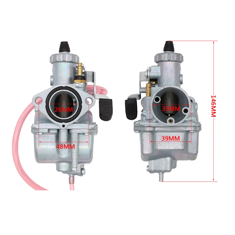 Mikuni VM22 Carburetor for 125cc 140cc Lifan YX Zongshen XR50 CRF70 KLX BBR Apollo Atomic DHZ SSR w/Air Filter Intake Manifold | Автомобили
