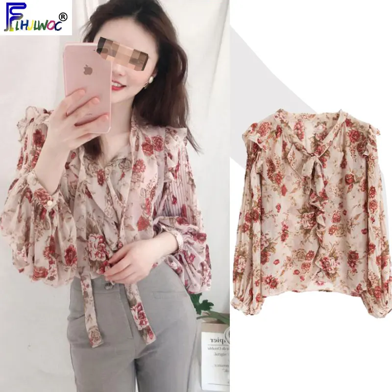 Женские милые топы с бантом корейские простые рубашки в японском стиле преппи