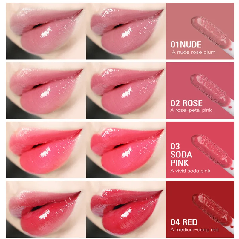 SACE LADY высокий блеск лак для губ макияж гладкий Прочный Блеск красота Сексуальный