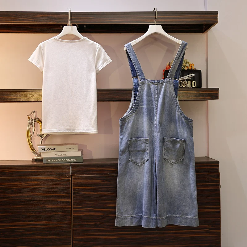 Женская одежда большого размера джинсы с дырками для толстой сестры штаны