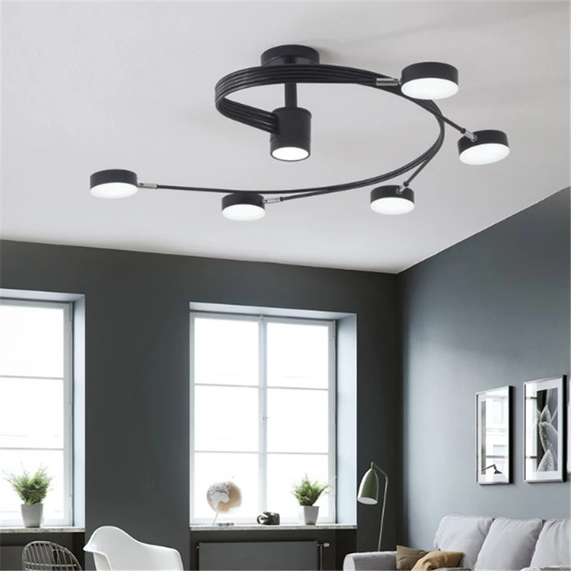 

Nordic LED Chandelier Lamps For Bedroom Living Room New Lighting Fixture Lustre Avize LED Ceiling Chandeliers For home
