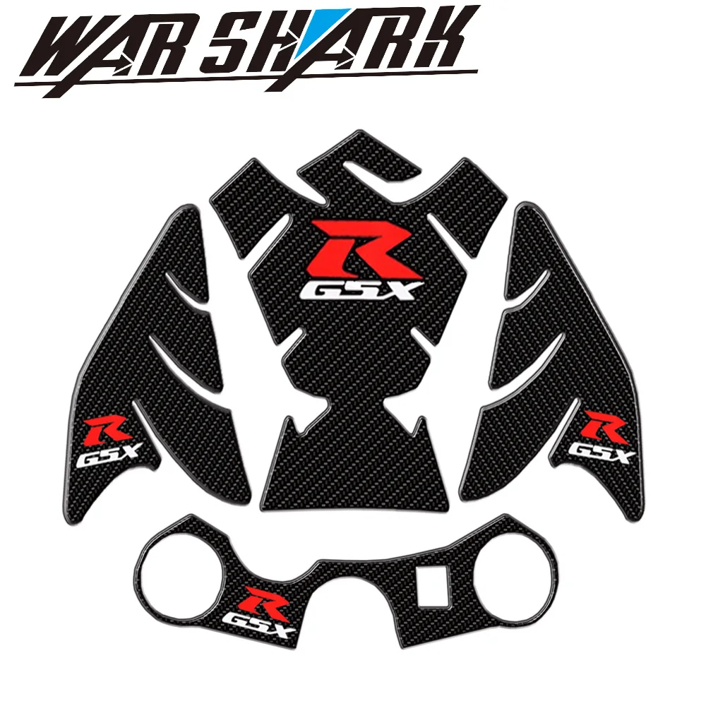 Для Suzuki GSXR 600 750 1000 K1 K3 K4 K5 K6 K7 K8 K9 мотоцикл 3D углеродного волокна Танк рыбья кость декоративные наклейки подходят - Цвет: G