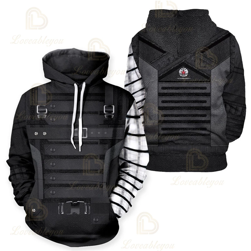 Толстовка с капюшоном мужская и женская для косплея 3D-принтом S-5XL | Тематическая