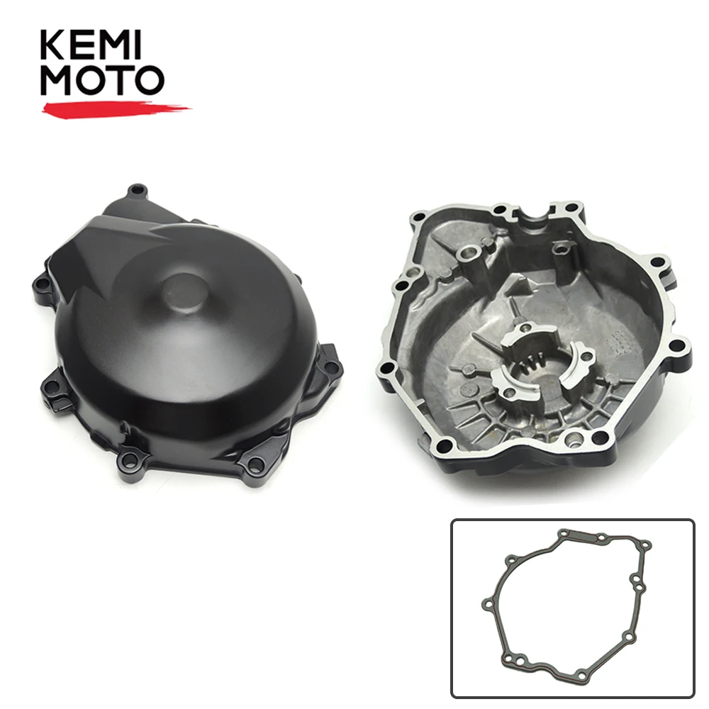 KEMIMOTO крышка двигателя для Yamaha R6 Crank чехол YZF R6 YZFR6 YZF-R6 2006 2007 2008 2009 2010- мотоцикл статора Адреналин чехол