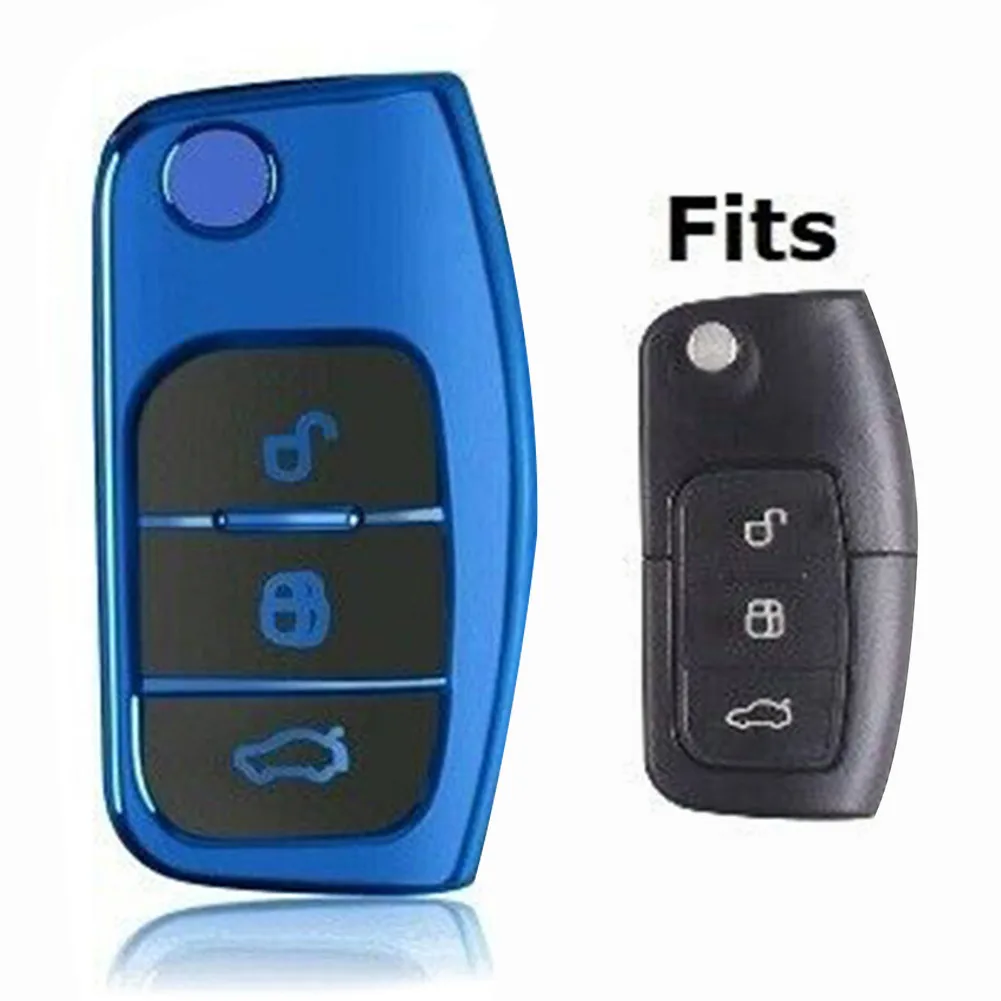 

Чехол из ТПУ для Ford Flip Key 3 защитный чехол для ключей