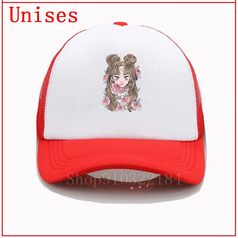 Аниме Манга Sailor Moon Bunny регулируемая бейсболка с пони-хвостиком, мужские дизайнерские шляпы и кепки с блеском для женщин.