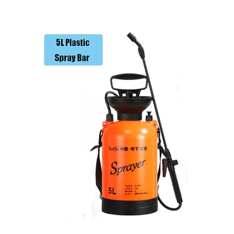 5L plastic spray bar Садовый полив пневматический опрыскиватель домашний газон большой диапазон распылитель инструмент для очистки автомобиля распыления пестицидов инструменты - Цвет: 5L plastic spray bar
