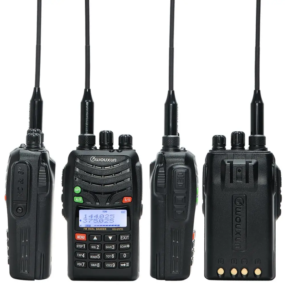 WOUXUN KG-UV7D 136-174/375-512mhz 7W высокомощный любительский переносной любительский радиоприёмник рация обновление KG-UVD1P KG-UV6D