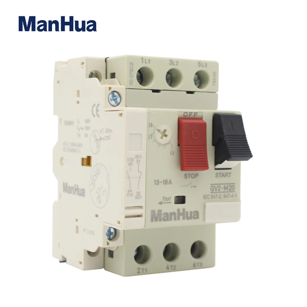 ManHua GV2 M20C 13 18A 3P Ue690V 50/60 Гц защита двигателя автоматический