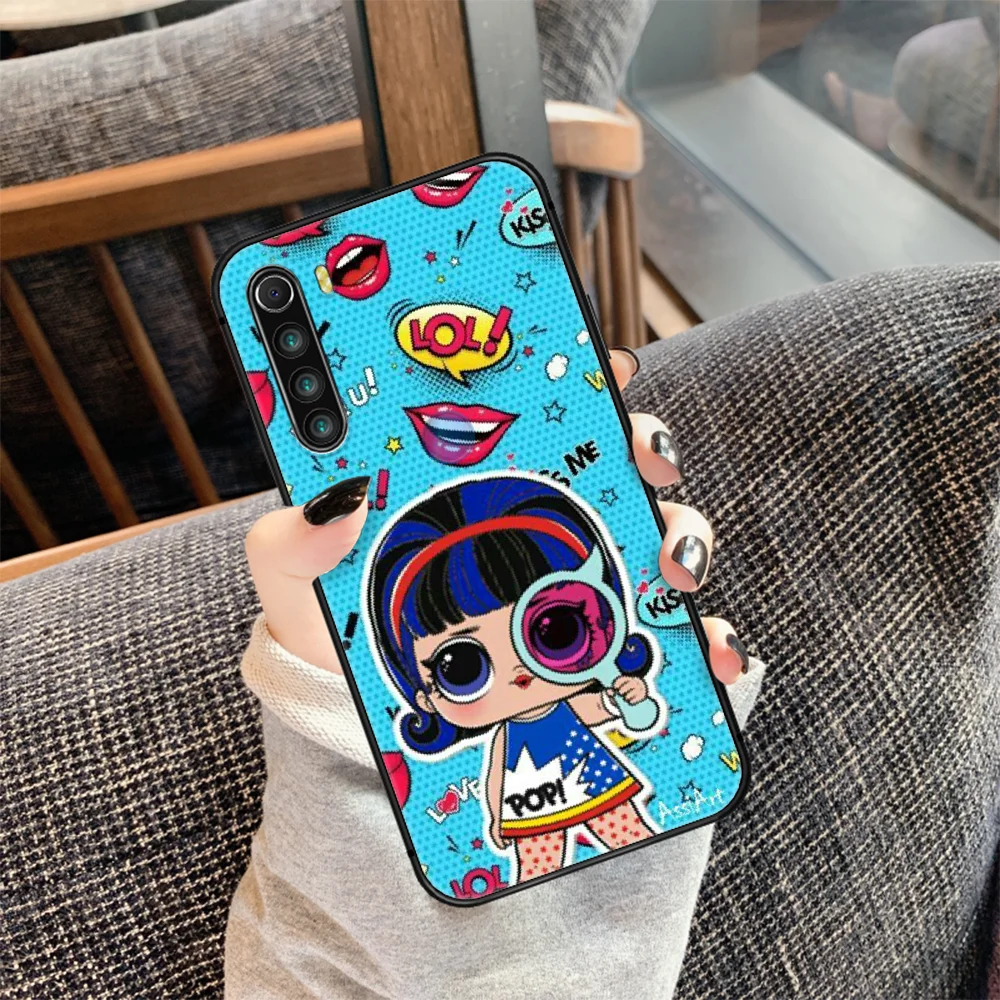 

lol cute doll Phone Case Cover Hull For XIAOMI Redmi 7 7a 8 8a 9 9a NOTE 6 7 8 8t 9 9s Pro Max 4X black Hoesjes Luxury
