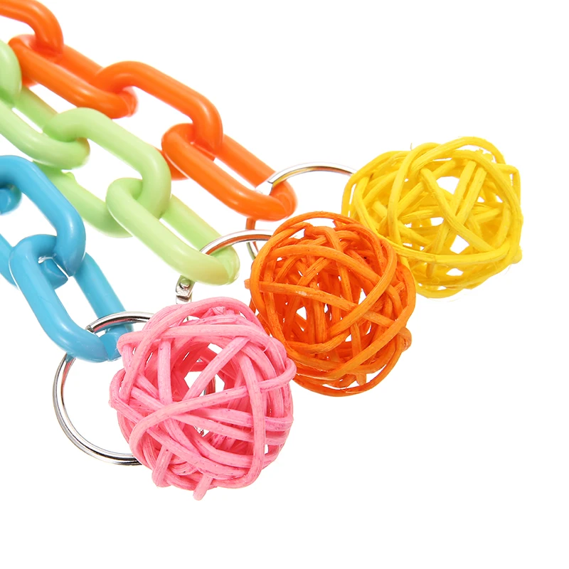 18 см красочный Попугай жевательные игрушки попугай канареек Африканский такаду