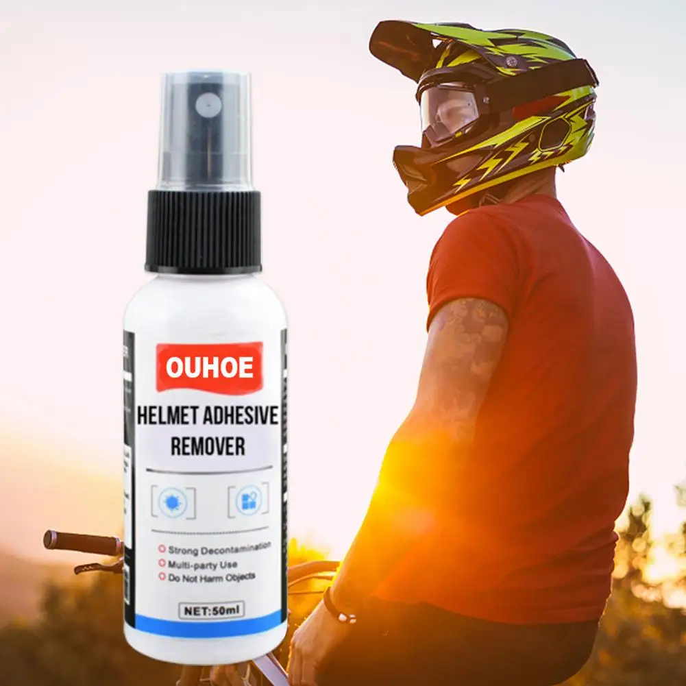 

50ML Motorcycle Electric Vehicle Helmet Cleaning and Debonding Agent No-washing Detergent Decontamination Polishing Spray