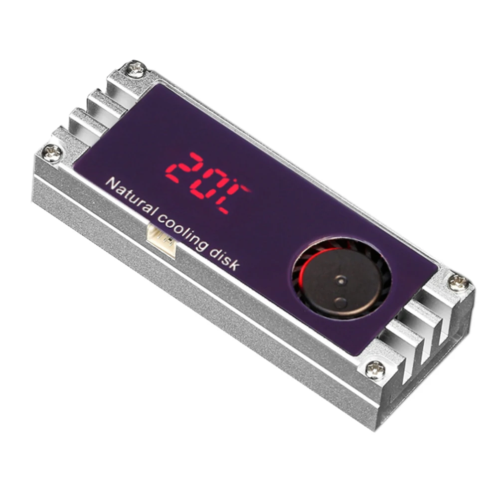 

OLED Digital Display with Sufficient Durability and Ruggedness Aluminum M.2 Cooler Heat Sink for 2280 SSD Hard Drive Disk
