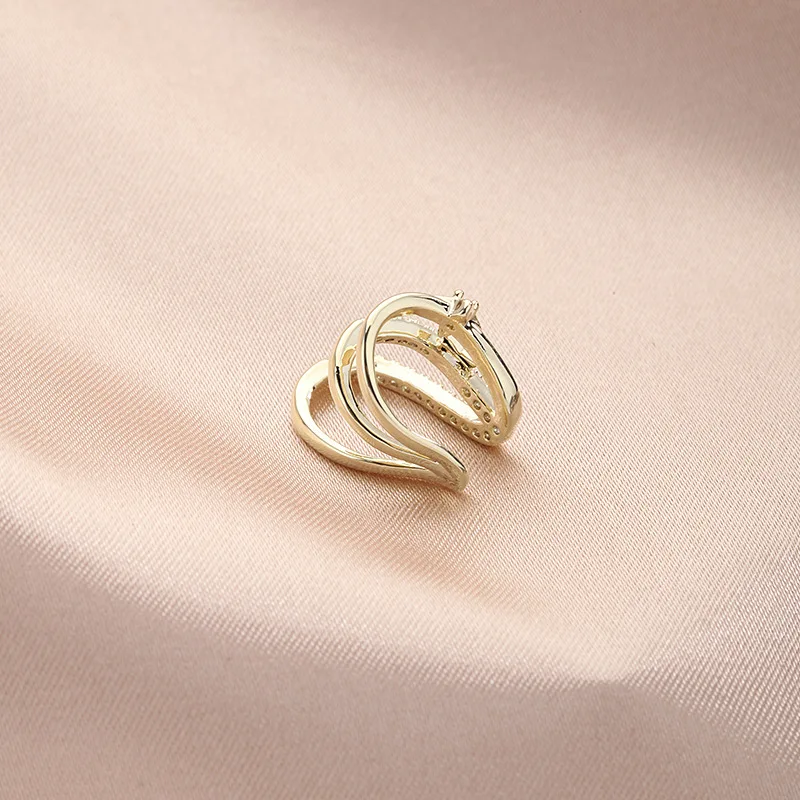 Новинка 2021 клипса для ушей без ушных отверстий серьги Простые индивидуальные с