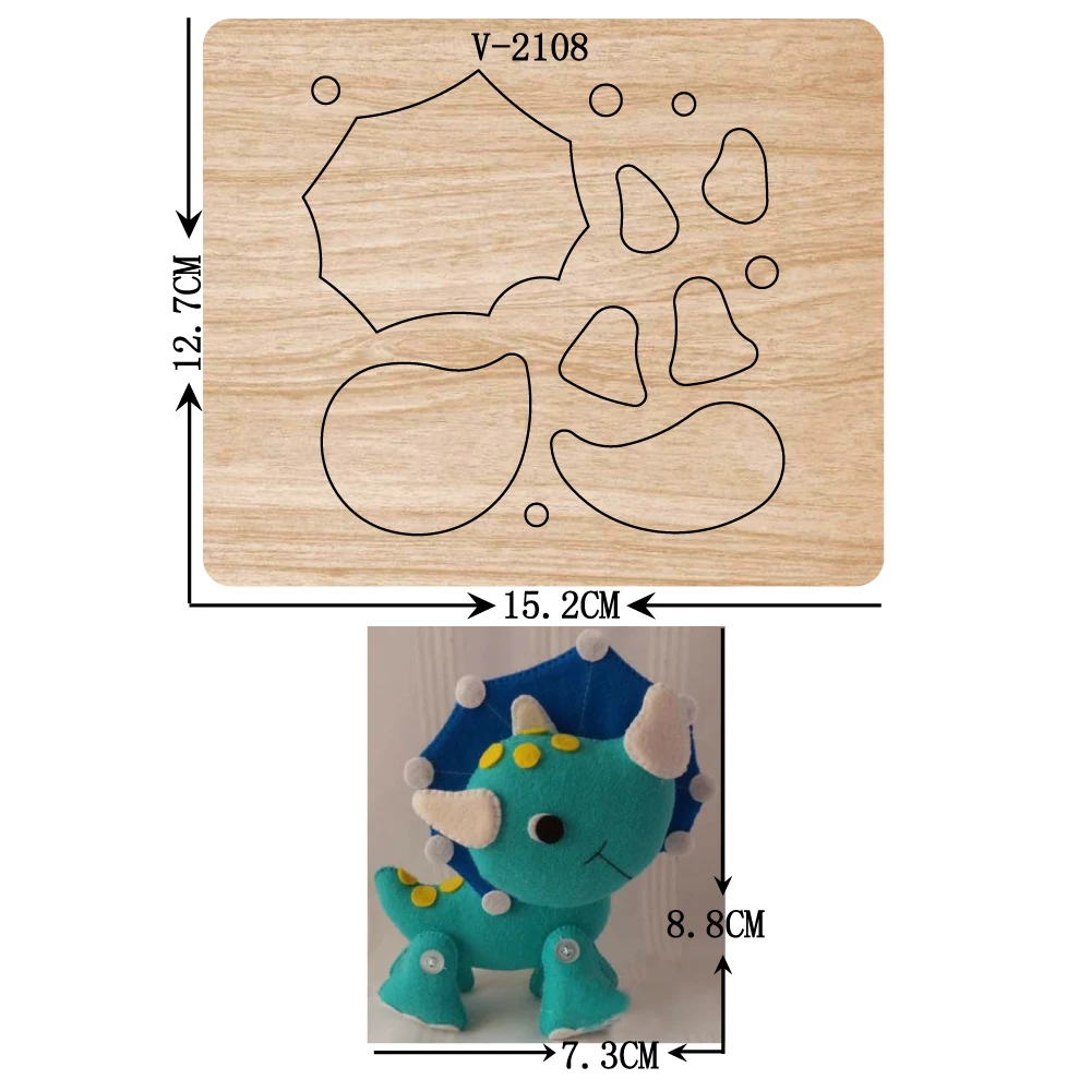 

New dinosaur wooden dies cutting dies for scrapbooking Multiple sizes V-2108