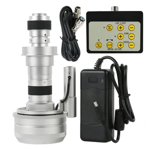 30X-180X синхронный двигатель экшн 3D стерео C-MOUNT объектив для микроскопа Камера с трехмерной аппликацией в виде вращения наблюдения