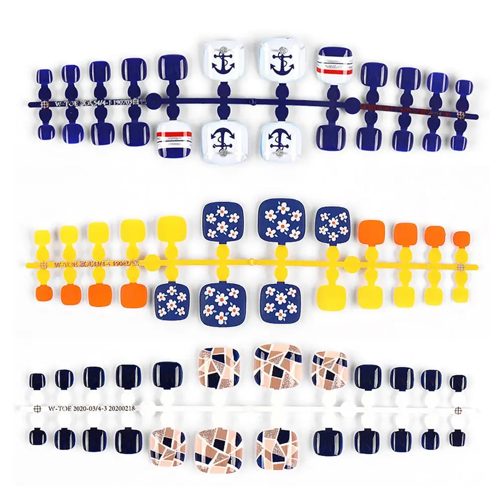 1 лист наклеек для дизайна ногтей обертывает новые цветущие ремешки ярких цветов