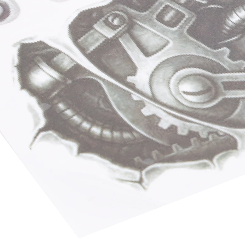 3D механическое крепление на руку гайка тату наклейка для мужчин рука тело