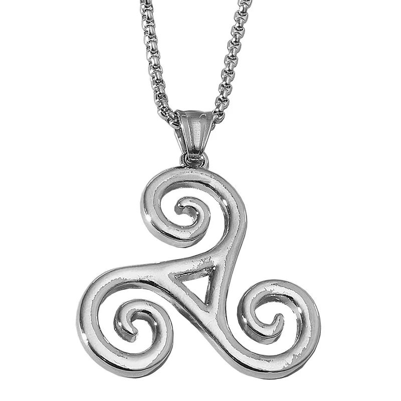 

Film and television the same teen wolf boy Triskele necklace men