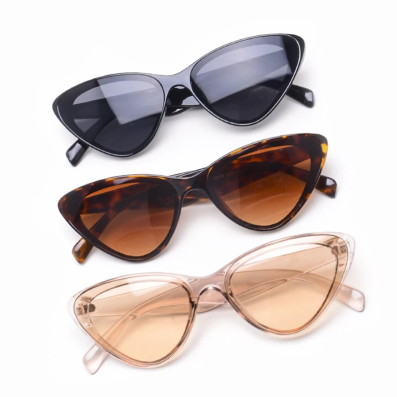 

Винтажные пикантные солнцезащитные очки «кошачий глаз» в стиле ретро, маленькие женские очки, женские трендовые уличные очки с защитой UV400