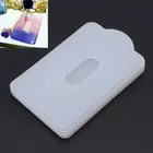 Карманный держатель для карт 7 см x 10,8 см, подвеска из эпоксидной смолы, силиконовая форма для изготовления ювелирных изделий, инструмент для рукоделия из эпоксидной смолы