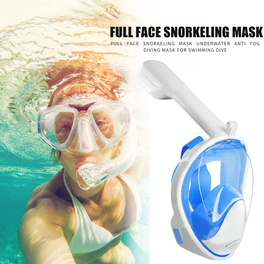 

Детская маска на все лицо для подводного плавания, незапотевающие очки, дыхательная маска, безопасное плавательное оборудование