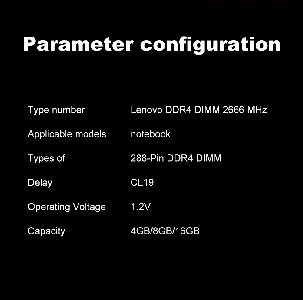 Оригинальная память Lenovo ram ddr4 4 Гб 2666 МГц DIMM поддержка двух каналов AM4 Borad