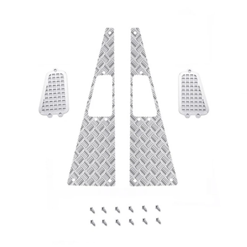 

for MN D90 D99S MN99S 1/12 RC Car Upgrade Parts Metal Anti-Skid Plate Intake Grille Accessories