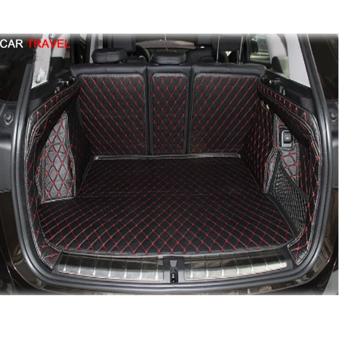 

Good carpets! Full set car trunk mats for BMW X1 F48 2017 waterproof boot carpets cargo liner mat for BMW X1 2016