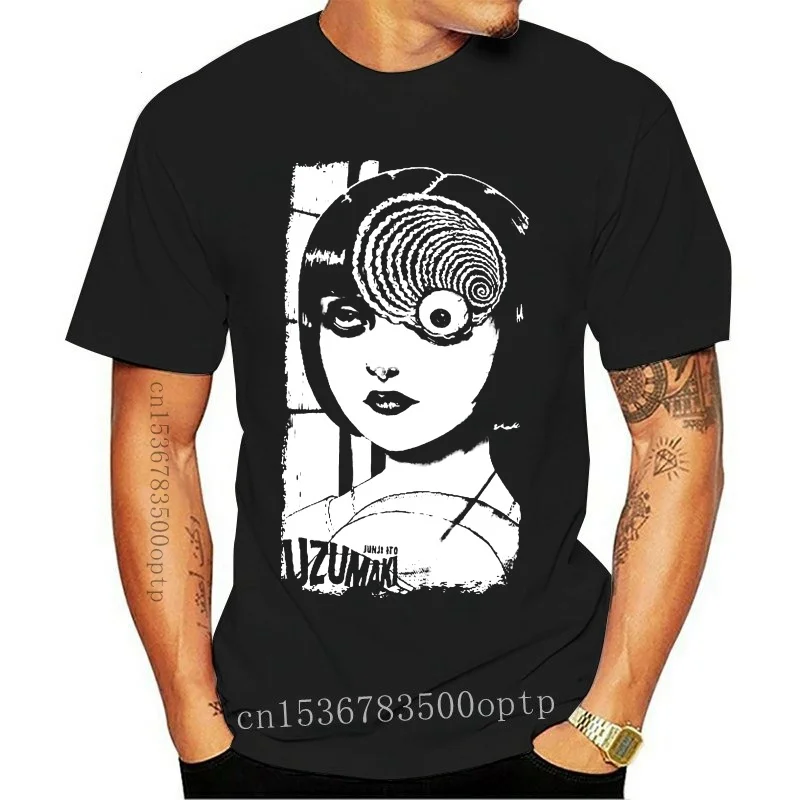 

Новая мужская футболка Узумаки дзюнцзи Ито с японским ужасом манга женская футболка