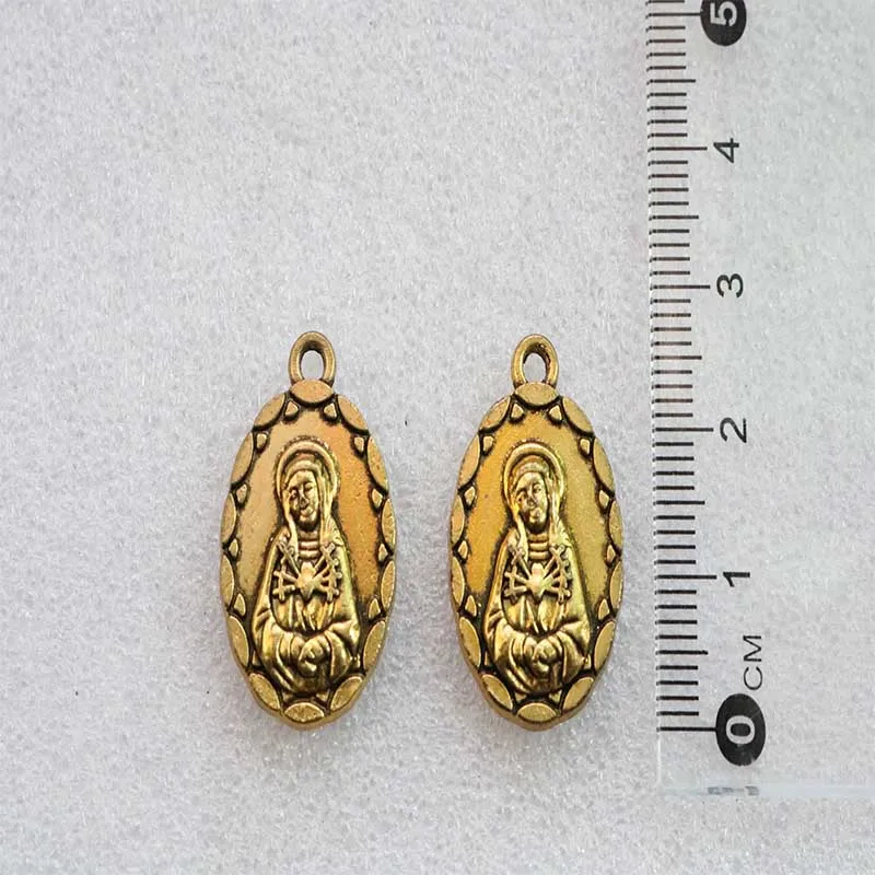 Католическое Священное Сердце католический чудо медальон кулон Дева Мария