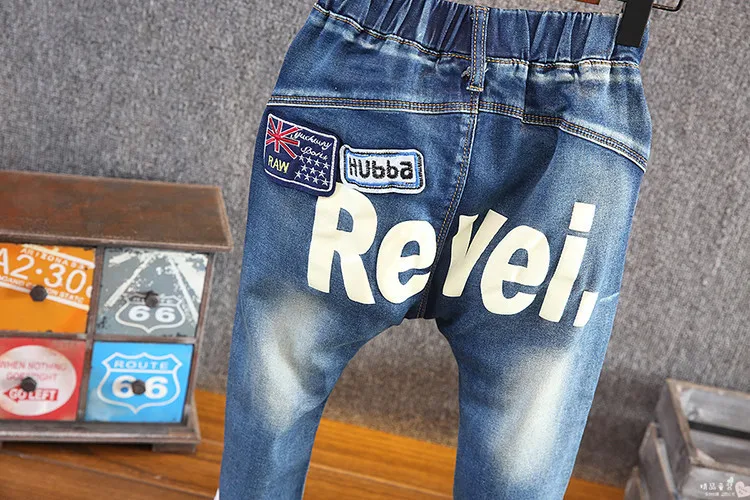 2-7 Yrs Children trousers baby boy &amp girls spring autumn fashion brand high quality Denim jeans pants kids clothing | Детская одежда