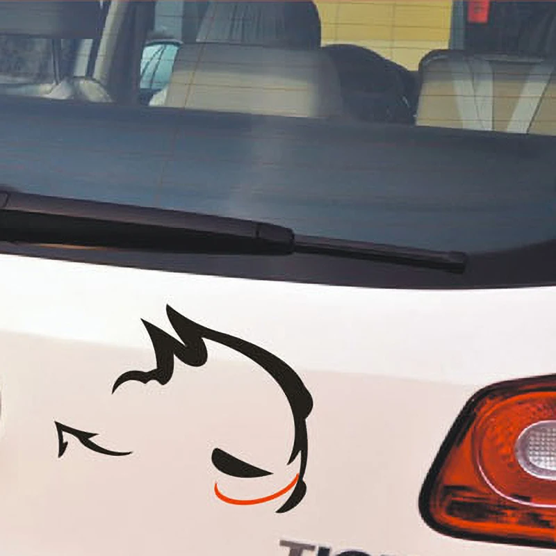 Автомобильная наклейка для Фольксваген злой кролик светоотражающая виниловая 2