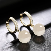 genuine 925 sterling silver 8 10 12 14 mm pearl earring orecchini aros mujer oreja silver 925 pearl jewelry drop earrings women