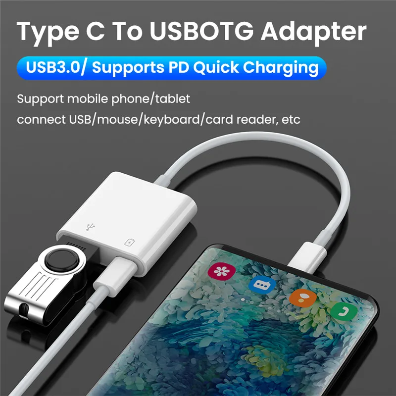Тип USB C 2 Порты HUB адаптер кабель с разъемами типа и 3 0 PD пост зарядки OTG конвертер