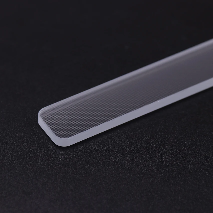 Пилка для ногтей прочная прозрачная модная пилочка с зернистой шлифовкой нано