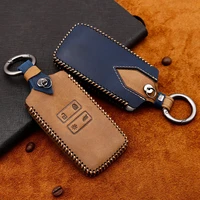 genuine leather car key cover key case for renault fluence duster megane kadjar clio car styling