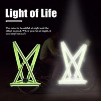 reflective vest night work riding running cycling safety security sport vest reflective strips wear uniforms for outdoor traffic