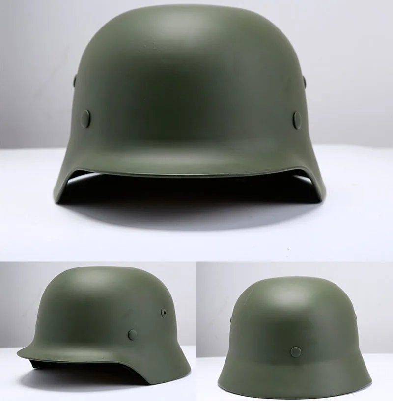 German War All Steel Helmets Army green Black Gray Steel Helmet Army Outdoor Activities M35 Helmet Safety Helmet WW2 World War 2