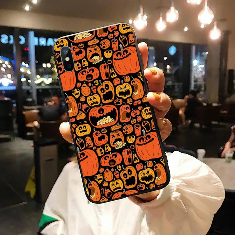 

Scary pumpkin halloween Phone Case for iPhone 11 12 pro XS MAX 8 7 6 6S Plus X 5S SE 2020 XR
