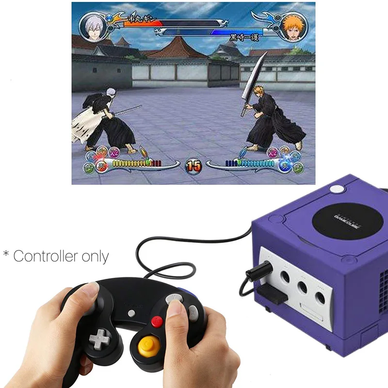 Проводной джойстик DATA FROG для Gamecube ручной компьютера Nintendo Wii|Геймпады| |