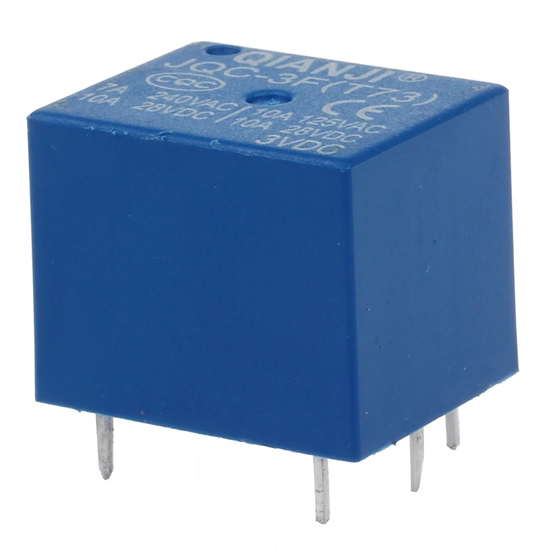 10 x DC 3V Катушка A/125 V AC a/28 5 контактов SPST силовое реле JQC 3F|Реле| |