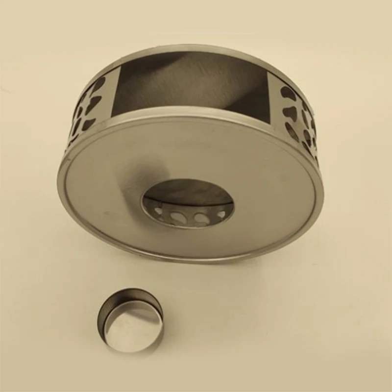 Грелка для чая из нержавеющей стали круглая подставка подогреватель (без