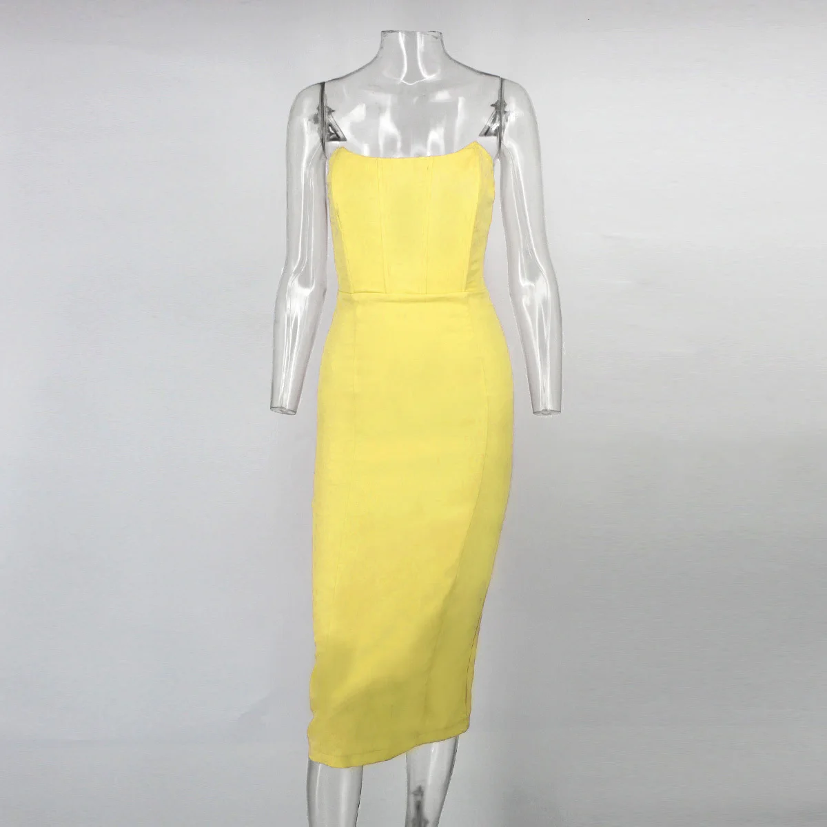 COSYGAL 2019 пикантные вечерние платья без бретелек до колена зимнее осеннее платье