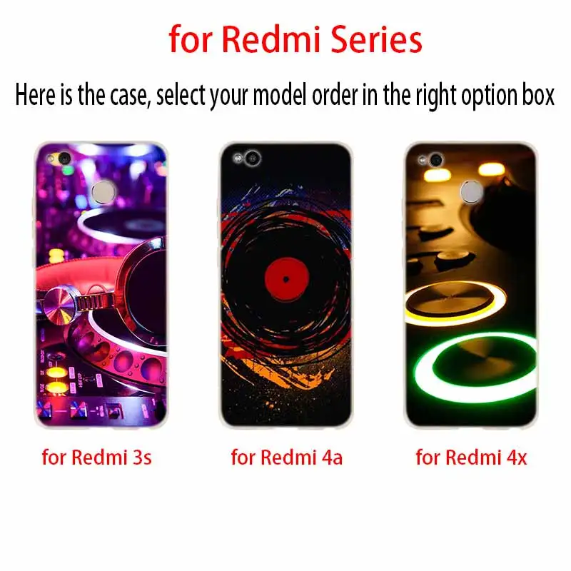 Модный мягкий ТПУ чехол ddj dj music для Xiaomi Redmi Note 11 10 9 8 7 Pro Max 10S 9S 9T 8T 4G | Мобильные