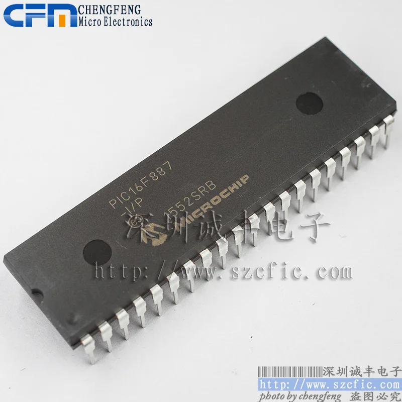 5 штук PIC16F887 I/P 16F887 DIP MCU|Переключатели и рычаги для авто| |